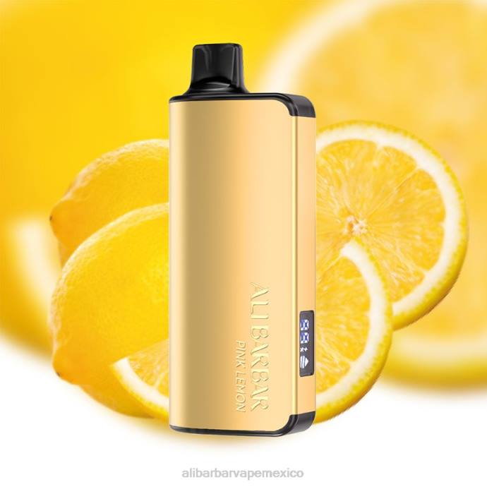 Alibarbar Nicotine Vape - 4R0640 Alibarbar Ingot 20000 vaporizadores desechables limon rosa