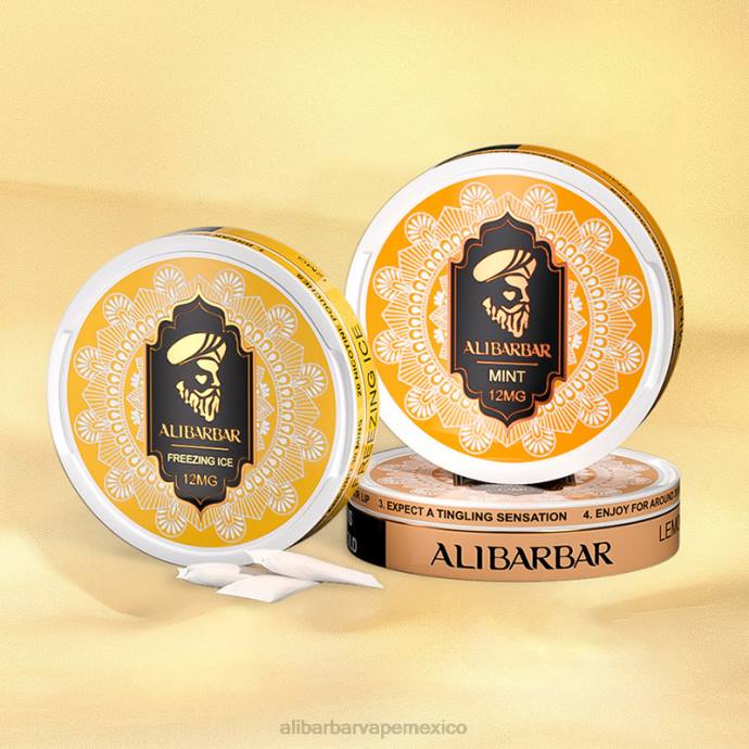 Alibarbar Nicotine Vape - 4R0680 Alibarbar bolsas de nicotina arándano frambuesa agria