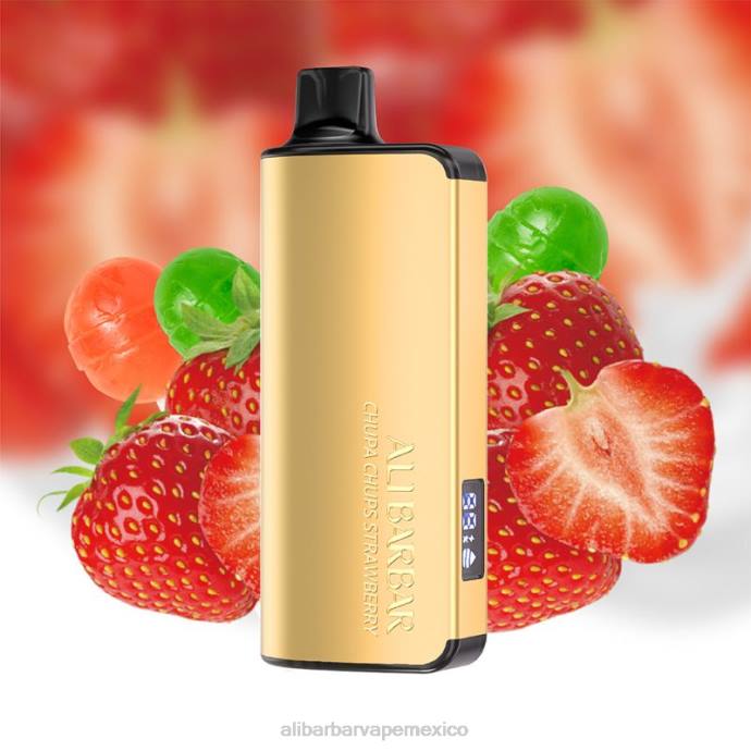 Alibarbar Vape México - 4R0634 Alibarbar Ingot 20000 vaporizadores desechables chupa chups fresa