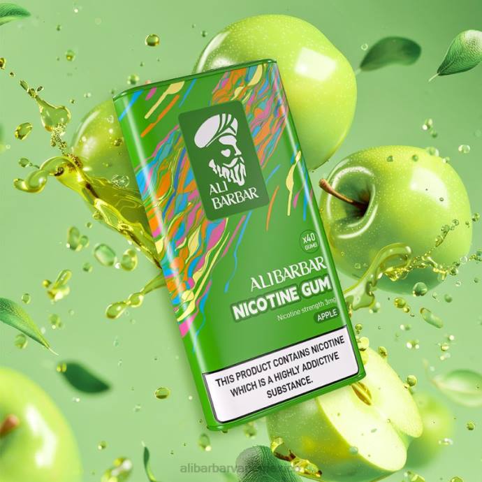Alibarbar Vape México - 4R0698 Alibarbar chicle de nicotina manzana