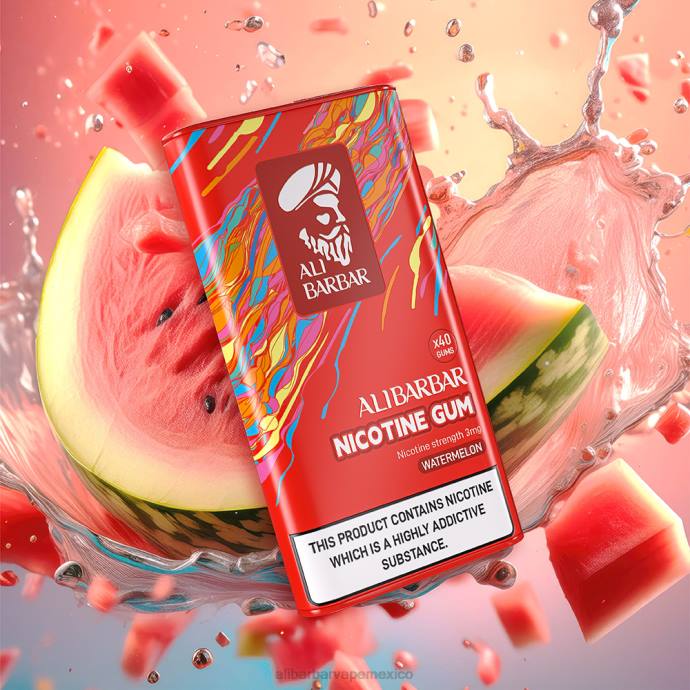 Alibarbar Vape México - 4R0698 Alibarbar chicle de nicotina manzana