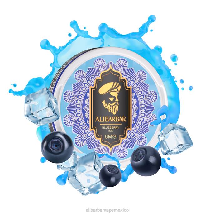 Alibarbar Vape Nicotine - 4R0685 Alibarbar bolsas de nicotina hielo de uva