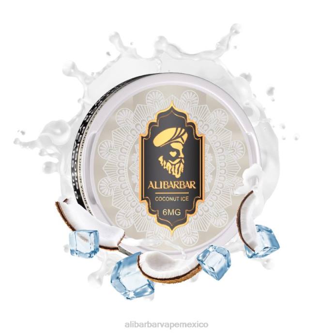 Alibarbar Vape Review - 4R0683 Alibarbar bolsas de nicotina hielo de coco