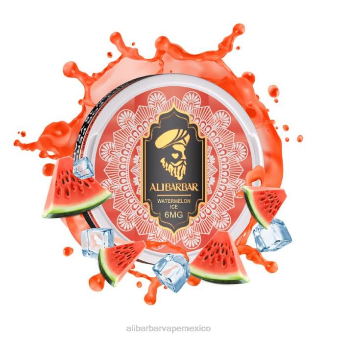 Alibarbar Vape Nicotine Content - 4R0694 Alibarbar bolsas de nicotina hielo de sandia