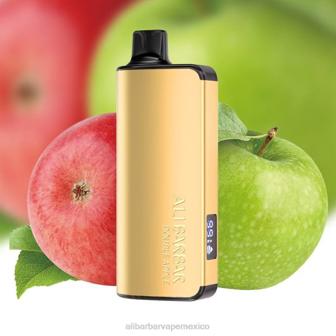 Alibarbar Nicotine Content - 4R0647 Alibarbar Ingot 20000 vaporizadores desechables manzana doble