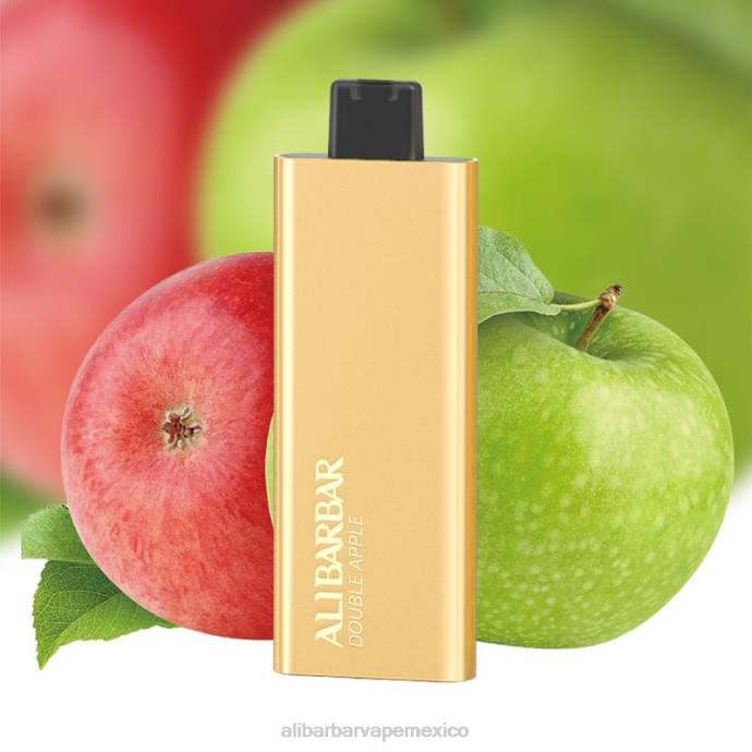 Alibarbar Vape México - 4R0666 Alibarbar Pandora 7000 vaporizadores desechables manzana doble